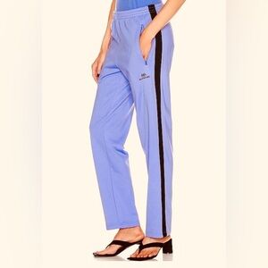 Authentic Balenciaga Vibrant Lavender Joggers with Black Accent